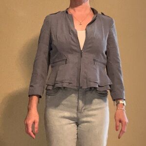WHBM Bomber Jacket Blue/Grey 6P